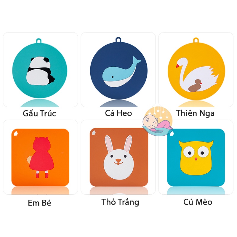 Miếng chặn cửa, chống va đập chất liệu silicon hình thú ngộ nghĩnh giảm tiếng ồn khi va đập