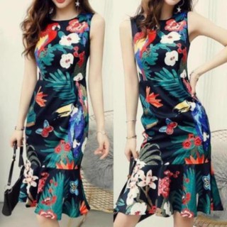 Đầm ôm sát nách đuôi cá siêu sang tp46