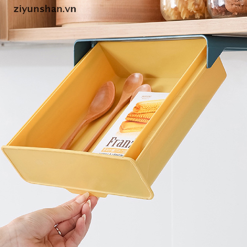 Ngăn Kéo Đựng Đồ Tự Dính Gắn Dưới Bàn Tiện Dụng