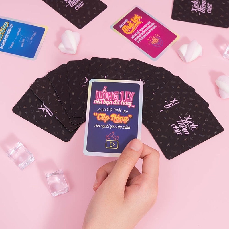 Bộ Bài Huệ Phiên Bản Đặc Biệt XTC - Drinking Game Hot Trend Cực Vui Giúp Gắn Kết Tình Bạn, Làm Lãng Mạn Tình Yêu
