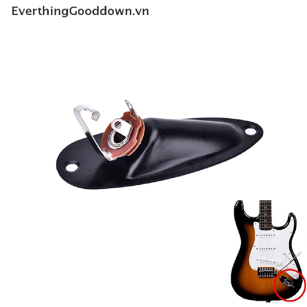 Ổ Cắm Thuyền Everthingooddown Màu Đen Kèm Ốc Vít Cho Đàn Guitar Fender Strat