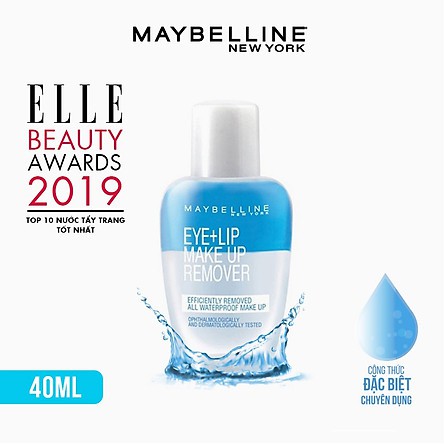 Tẩy Trang Mắt Môi Chuyên Dụng Maybelline New York Eye & Lip Makeup Remover 40ml | BigBuy360 - bigbuy360.vn