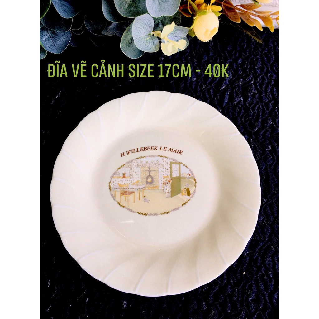 GỐM NHẬT - BỘ ĐĨA HOẠT HÌNH CUTE