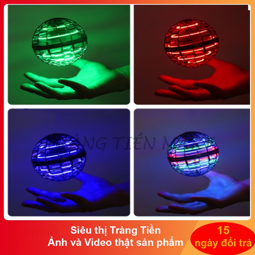 Quả cầu ma thuật boomerang bóng bay ma thuật đĩa bay ufo có đèn led, đồ chơi cho trẻ từ 6 tuổi, đồ chơi vận động cho bé