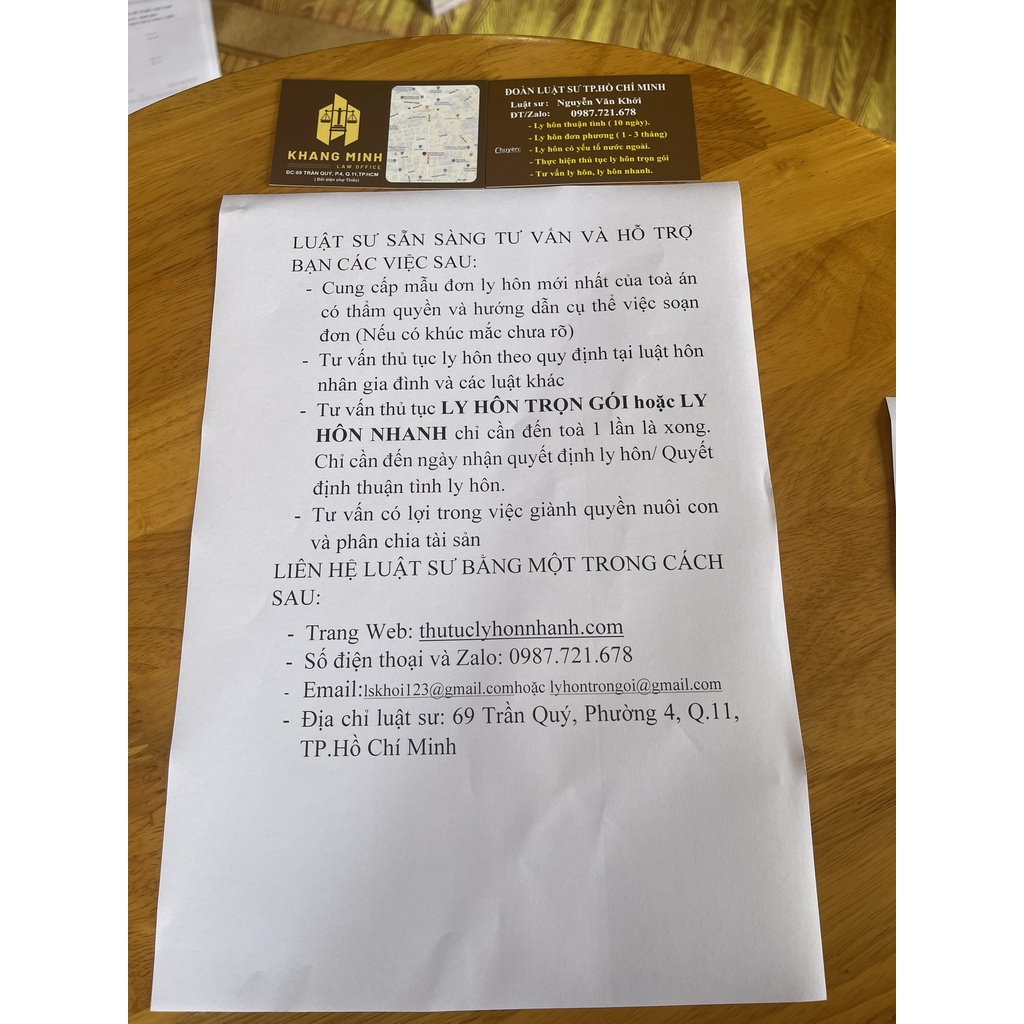 Mẫu đơn ly hôn do luật sư soạn thảo mới nhất