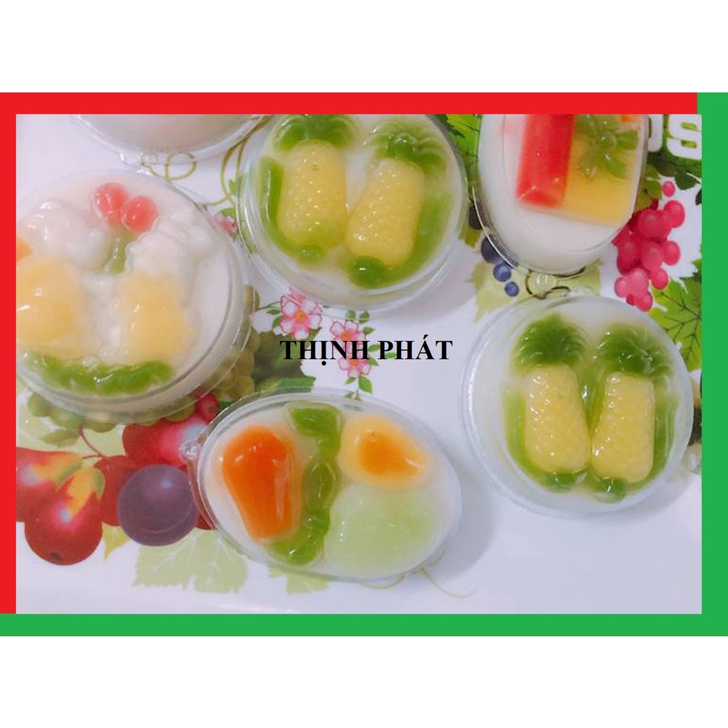 Combo 30 Khuôn Làm Thạch Rau Câu Bánh Flan Nhiều Hình Ngộ Nghĩnh