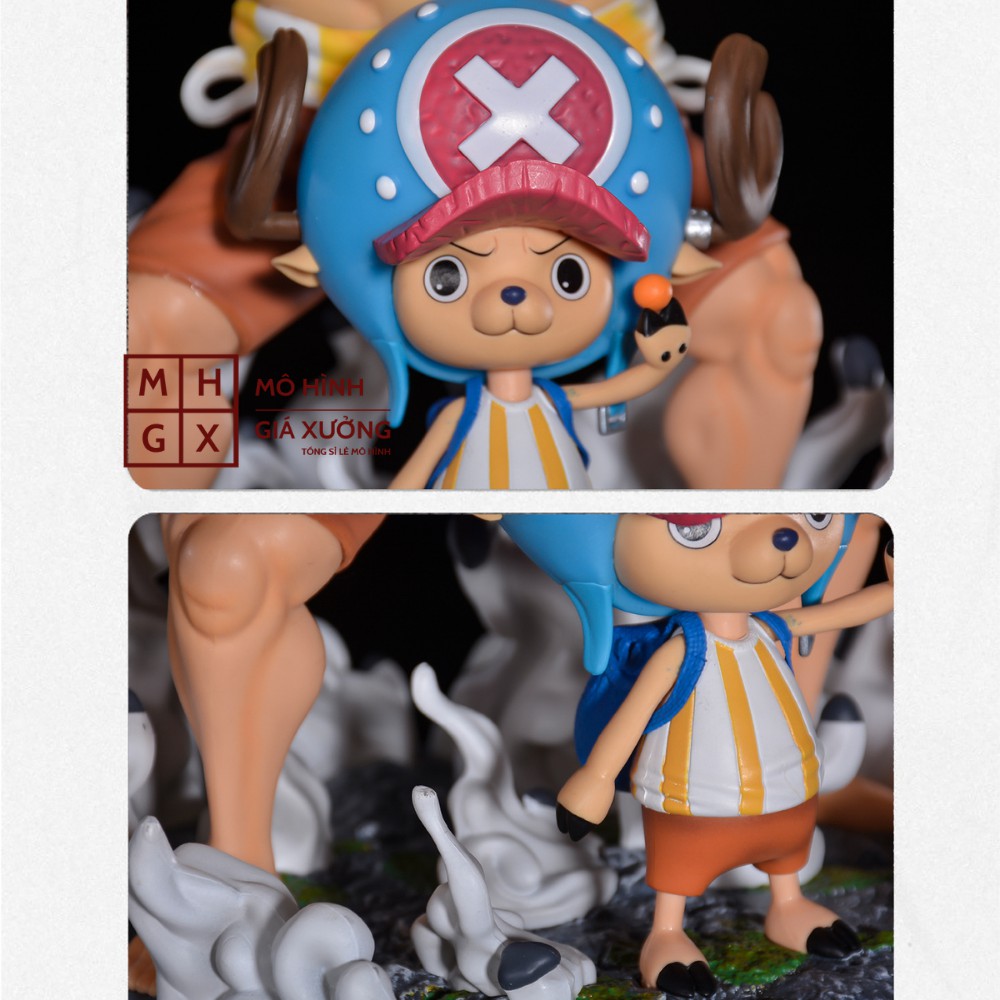 Mô Hình Tony Tony Chopper Cao 39cm ( Có Đèn Led )  Trạng Thái Chiến Đấu - Figure tượng One Piece