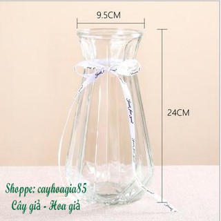 Bình Cắm Hoa Thủy Tinh Thắt Nơ_LG02