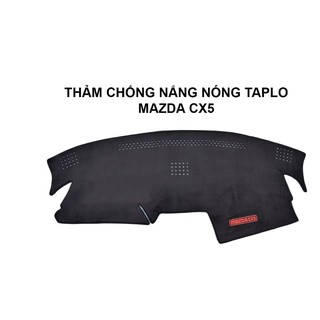 Thảm chống nóng taplo cho xe ô tô Mazda CX5 nhung lông cừu