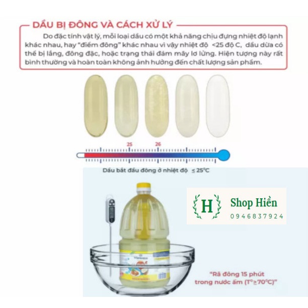 Dầu ăn dừa 2L nguyên chất thơm ngon tốt cho sức khỏe Vietcoco