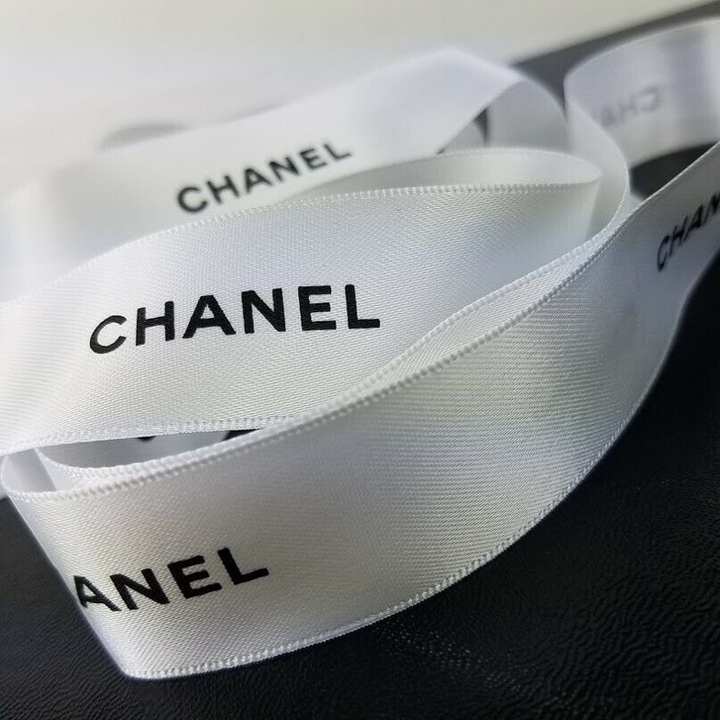 Ruy Băng Chữ CHANEL Ribbon (Bán Theo Mét)