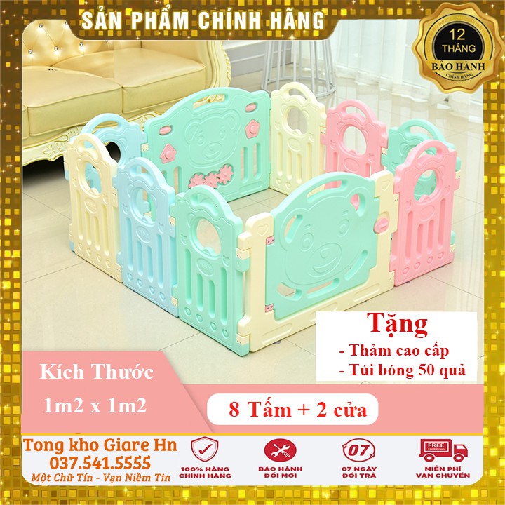 Tấm quây củi nhựa cho bé, Nhựa nguyên sinh an toàn, có hít chân không và liên kết ngang chắc chắn Hàng luôn có sẵn