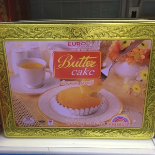 Bánh Butter cake hộp sắt Thái Lan