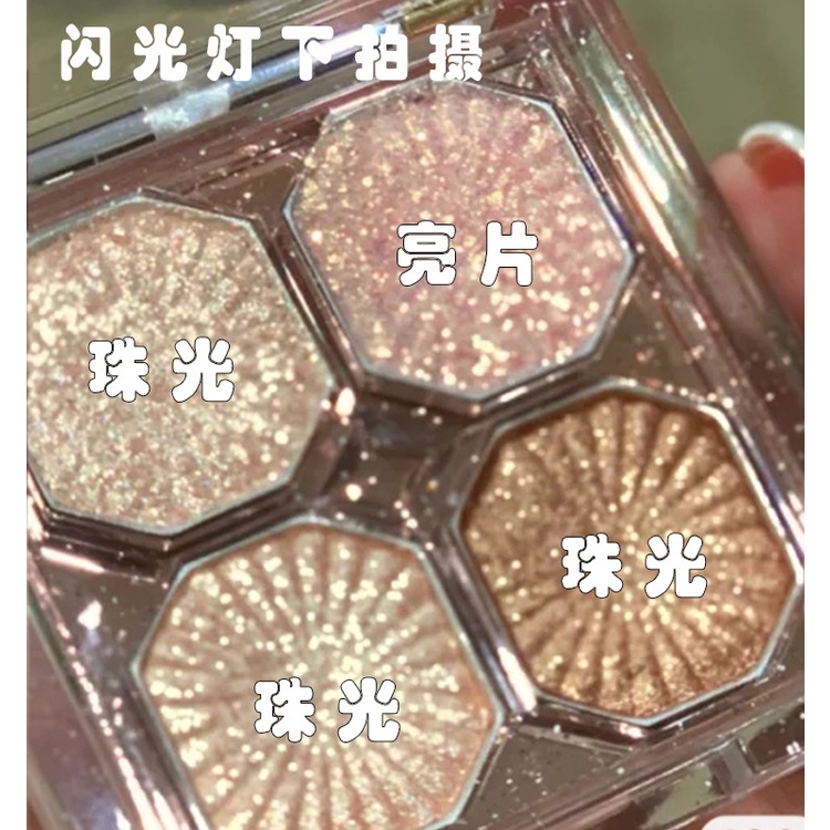 [Hàng mới về] Bảng phấn trang điểm mắt nhiều màu sắc hiệu ứng lì ánh ngọc trai lấp lánh tỏa sáng thời trang | BigBuy360 - bigbuy360.vn