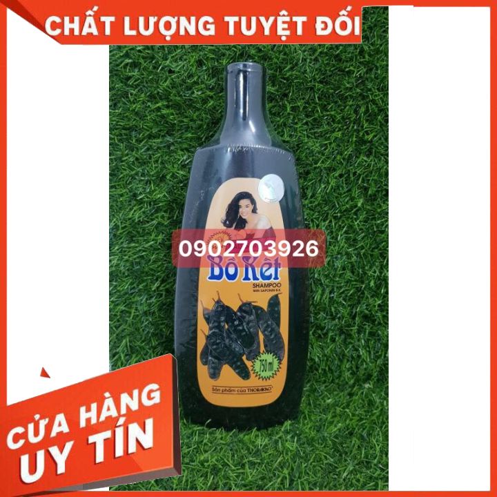 Dầu Gội Bồ Kết Thorakao 750ml- chiết xuất từ bồ kết nguyên chất-giúp mái tóc đen dài bóng mượt