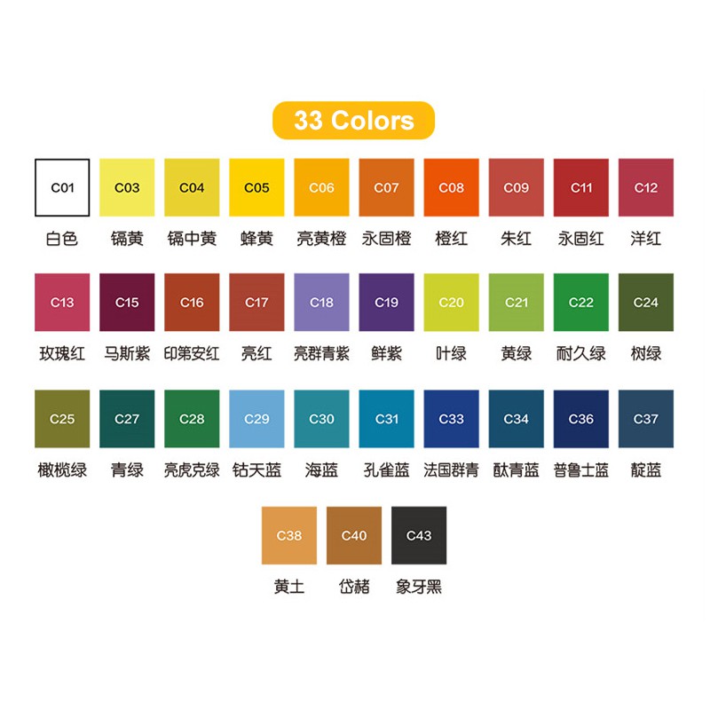 Set màu nước SeamiArt 18/25/33/42 màu chất lượng cao kèm cọ vẽ