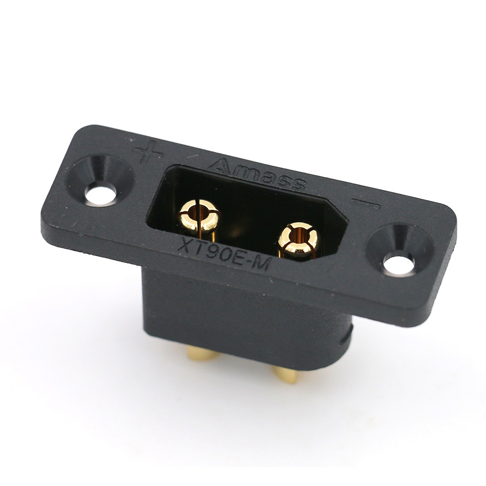 1 / 2 / 5 / 10 Đầu Nối Pin AMASS Black XT90E-M Cho Máy Bay Điều Khiển Từ Xa