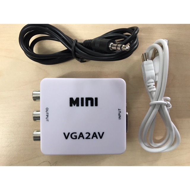 Chuyển tín hiệu VGA ra AV có âm thanh - VGA to AV converter with audio