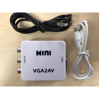 Chuyển tín hiệu VGA ra AV có âm thanh - VGA to AV converter with audio