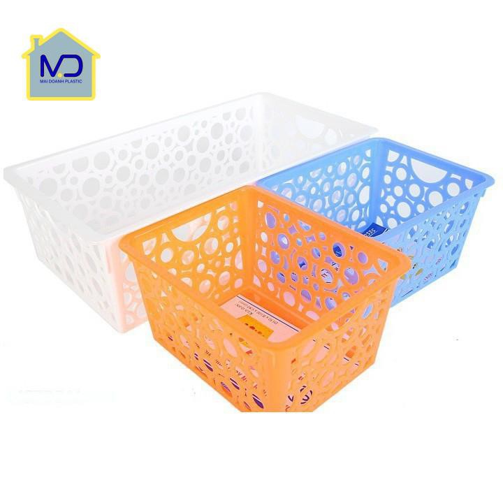 KHAY NHỰA CHỮ NHẬT, RỔ NHỰA A4 B5 NHỰA VIỆT NHẬT ĐỦ MÀU