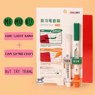 Bộ Ghi nhớ MEMO KIT DELI học bài nhanh - Tiệm Ngựa Gỗ