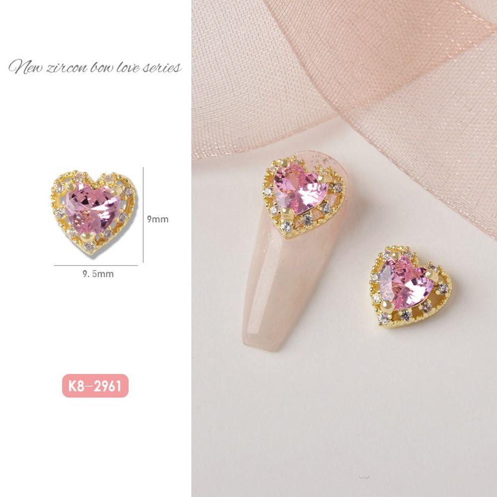 Móng Tay Giả Trang Trí Nghệ Thuật|Phụ Kiện Trang Trí Móng Tay Hình Nơ 3D Bằng Hợp Kim Sang Trọng