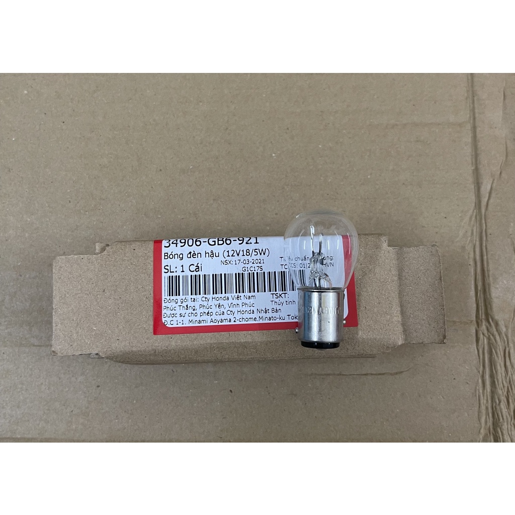bóng đèn lái sau xe số hàng chính hãng 34906GB6921