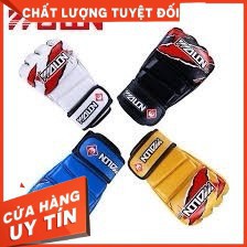 GĂNG TAY MMA WOLON, BN,GĂNG ĐẤM BAO CÁT CÓ NGÓN CÁI ĐỦ MÀU ĐEN ĐỎ XANH