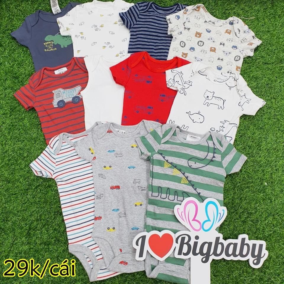 Body chip Carters, Place, ... hàng xuất dư xịn, chất cực mềm mát phù hợp da bé từ 0-24 tháng Bigbaby Shop