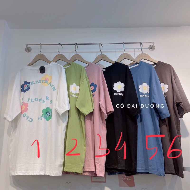 Áo phông bông hoa mác KAIDING