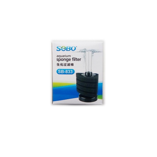 Lọc Vi Sinh Bio Mini SOBO SB-833 | Lọc Góc 1/4 Cho Hồ Cá Tép Nhỏ