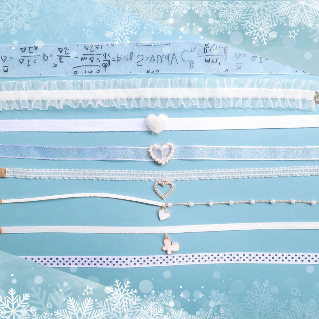 BST choker nhiều họa tiết dễ thương A-CK121-128 Mayconner