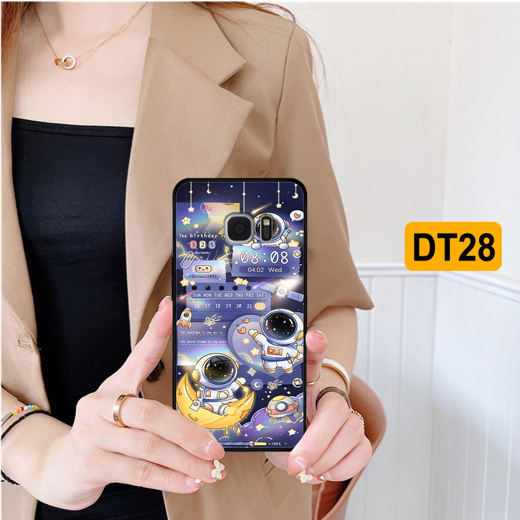 Ốp lưng Samsung Note 5 - S6 - S6 Edge - S7 - S7 Edge in hình nền gấu thỏ, phi hành gia