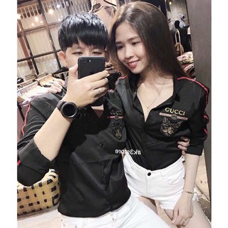 Áo Sơ Mi Cặp Đôi Nam Nữ.Áo đôI. Giá 1 áo