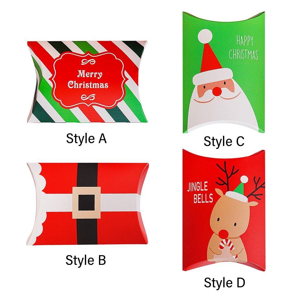 CHOOKEY Hộp Đựng Bánh Quy In Chữ Merry Christmas