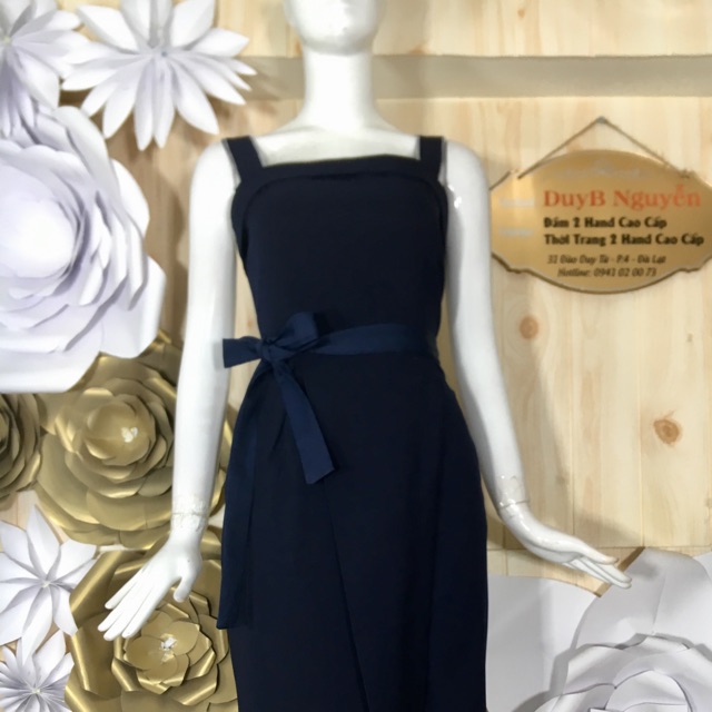 Đầm body xanh