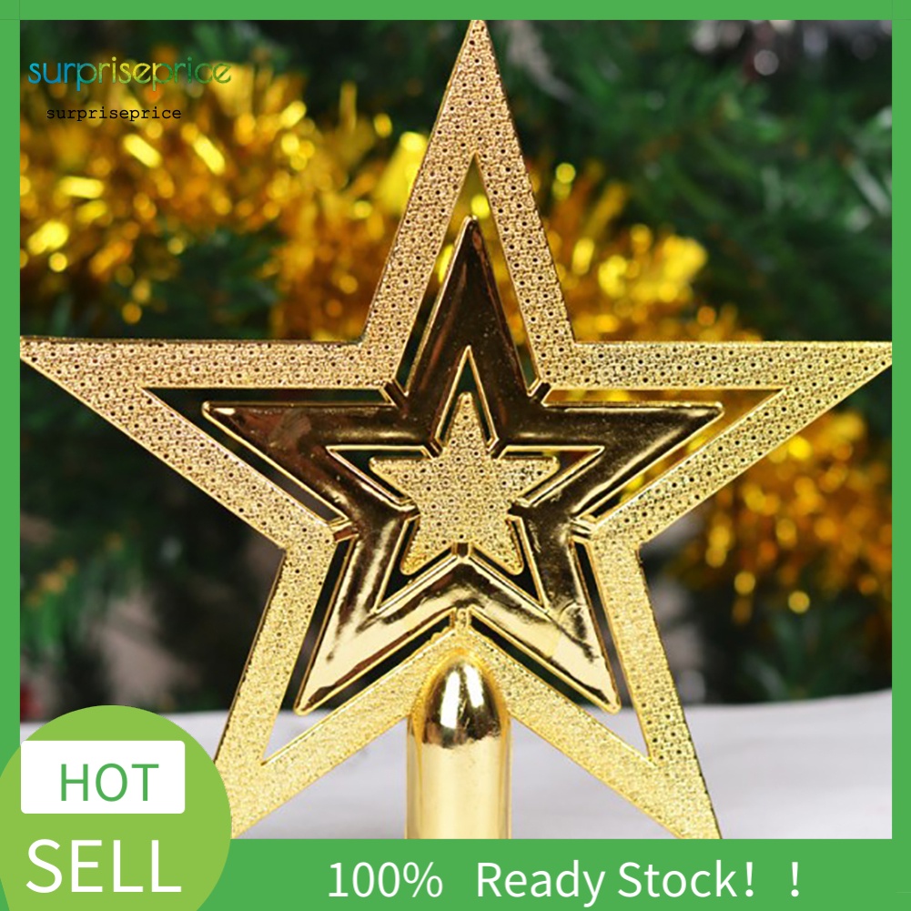 Ngôi sao trang trí cây thông giáng sinh lấp lánh