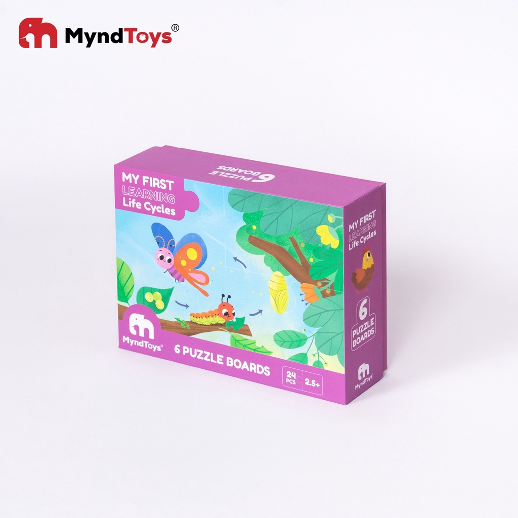Bộ Xếp Hình MyndToys Chủ Đề Bài Học Đầu Đời Cho Bé 3+, CHÍNH HÃNG MYNDTOYS