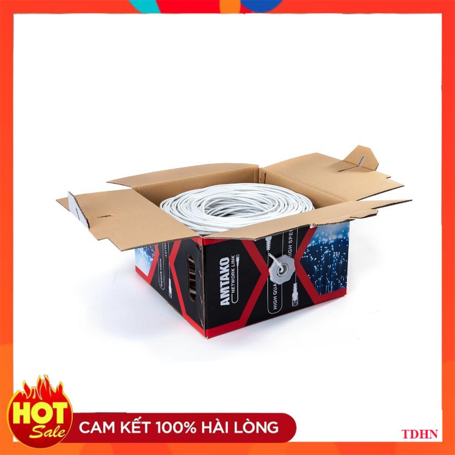 [Hãng] Thùng cáp Mạng Cat 5 SENNIKO TAKO GIGA 305m 8 lõi