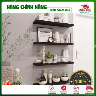 [Freeship – Hàng Nhập Khẩu]Kệ Treo Tường - Bộ 4 Thanh Kệ (KT: 30x15cm) Chọn Màu - Kệ Trang Trí Phòng Khách