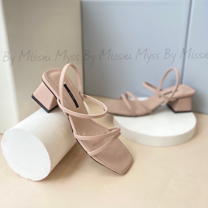 Giày sandal nữ dây mảnh ngang 5cm thời trang MYSS - SD139