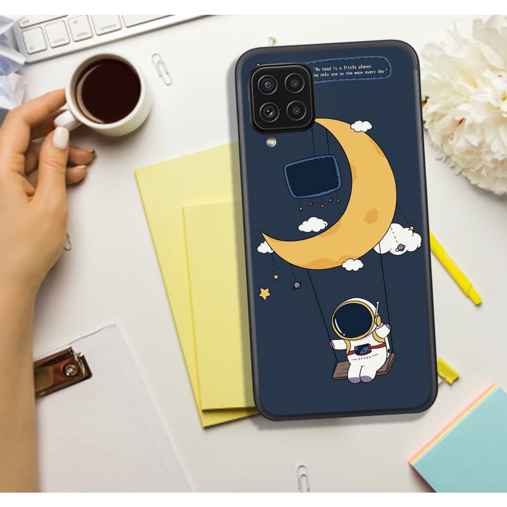 Ốp Lưng SamSung A12 5G - A22 4G - A22 5G - M32 , In hình Astronuats Chibi cực đẹp.
