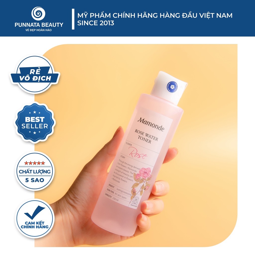 Nước hoa hồng Mamonde Hàn Quốc 250ml