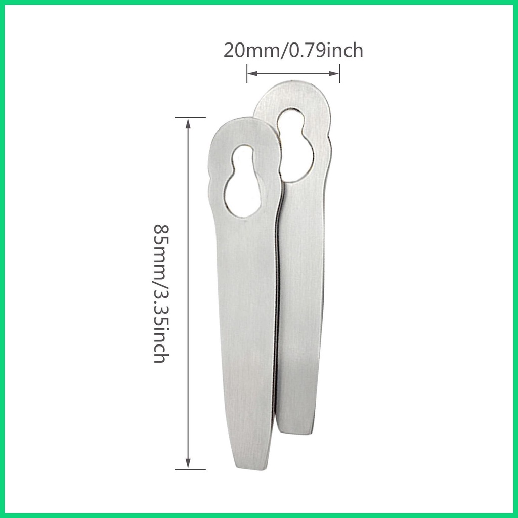 Bộ 6 Lưỡi Dao Bằng Kim Loại Bền Cho Máy Cắt Cỏ Không Dây