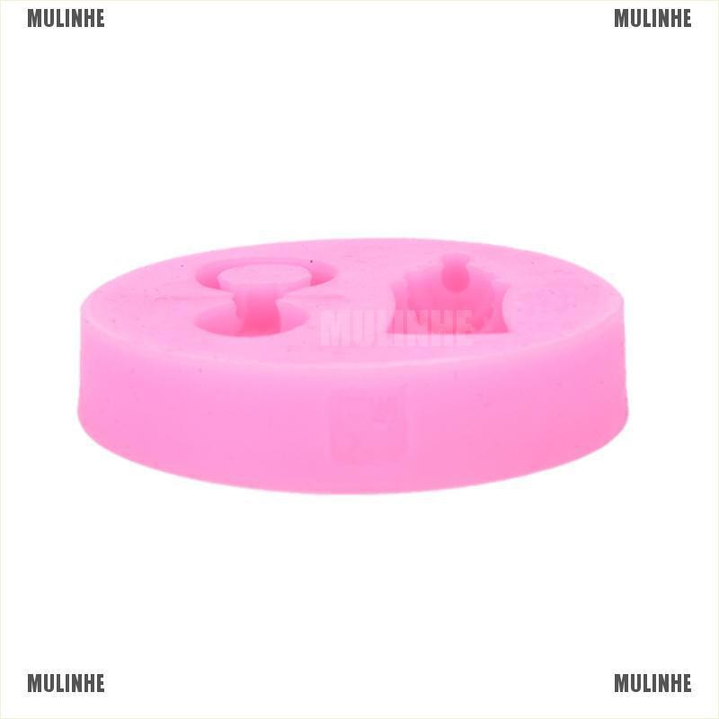 1 Khuôn Silicone Tạo Hình Bình Sữa Em Bé Trang Trí Bánh