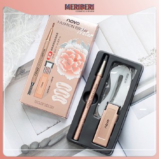Novo - Bộ kẻ mày Novo Fashion Brow tiết kiệm và hữu ích dành cho những nàng mới tập make up [CÓ SẴN - GIAO NHANH]