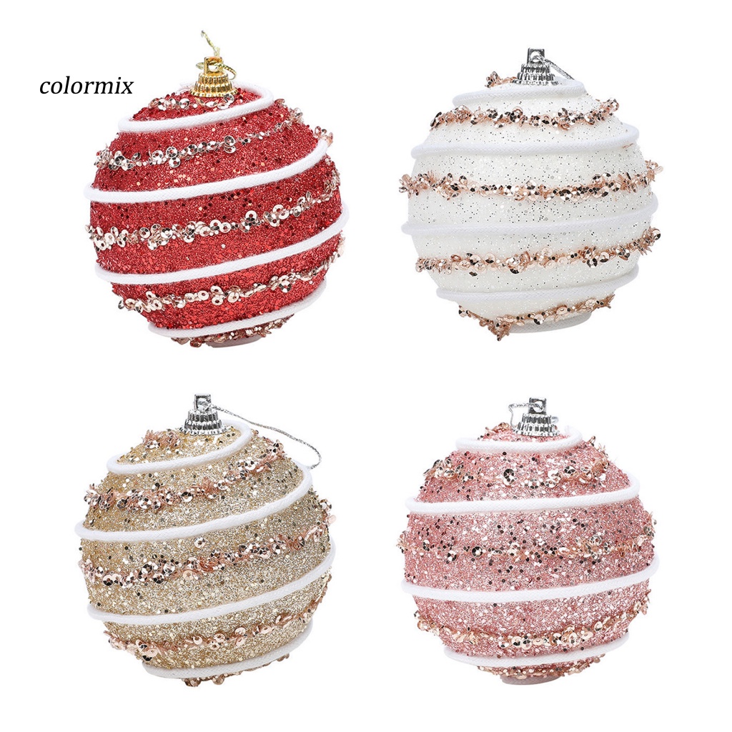 Quả Châu 8cm Trang Trí Cây Thông Giáng Sinh