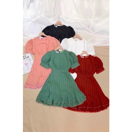 Đầm Caro Bigsize 55kg Đến 100kg (M/L/XL/XXL)