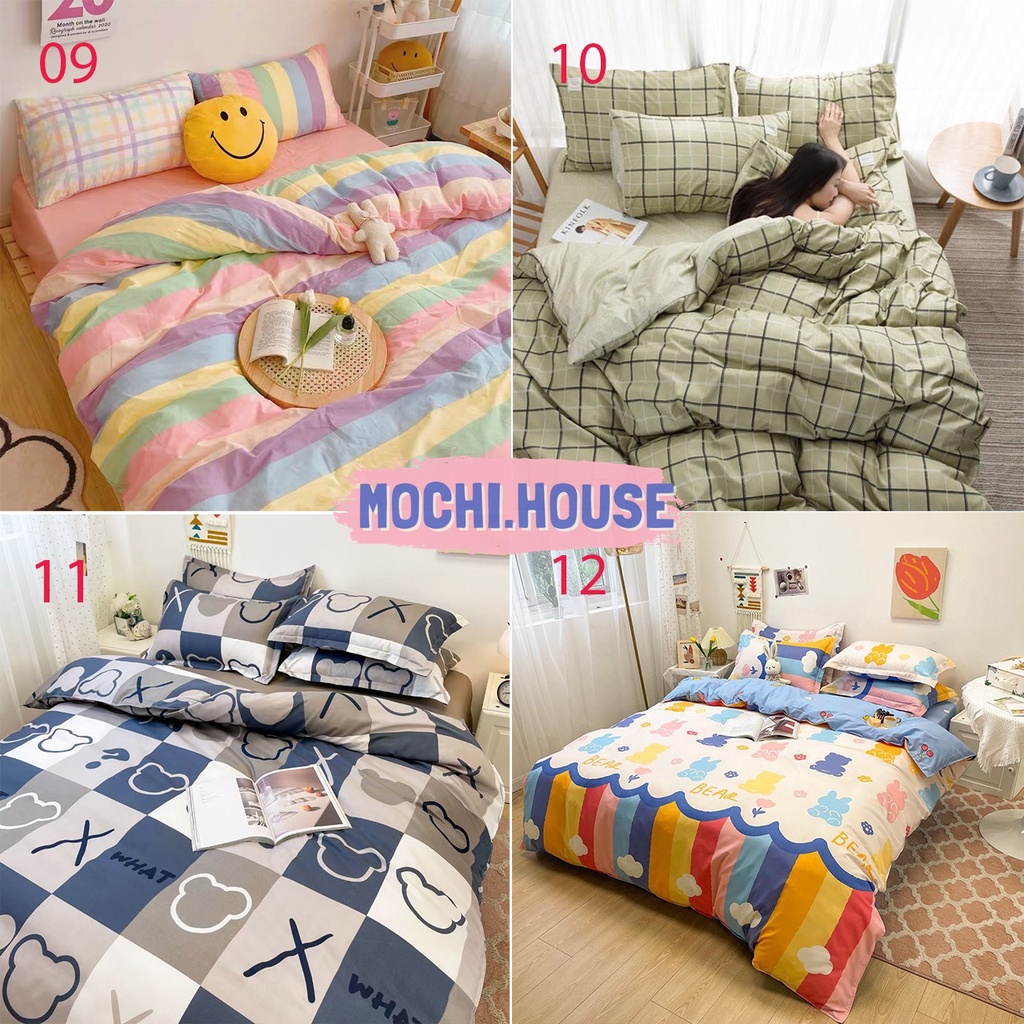 [DÀNH CHO NỆM CAO] SET CHĂN GA GỐI POLY COTTON NHIỀU MẪU MỚI NHẤT, GA GIƯỜNG ĐẸP | BigBuy360 - bigbuy360.vn
