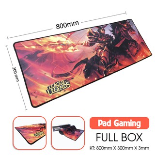 Miếng Lót Phím + Chuột Gaming ( Đại ) - Full Box (300x800x3mm) - Hình ngẫu nhiên